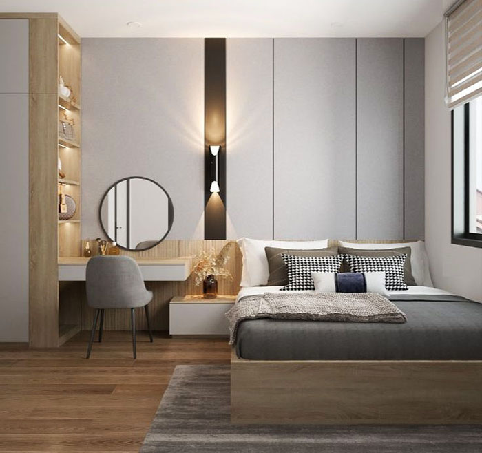 decor phòng ngủ đơn giản hiện đại